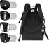 Hsnar Backpack Daisy Flower Butterfly Waterproof Diaper Bag Large Capacity Baby Bag with Stroller Straps, Multi-Pocket