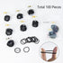 Thin Hair Tie for Baby Toddler Ponytail Holders, 100 Pieces Black Baby Girl Hair Ties