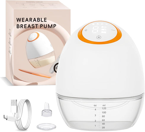HyAdierTech Electric Breast Pump, 120ml Wearable Breast Pump with 4 Modes and 9