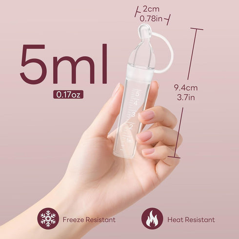 5ml/6pcs Horigen Colostrum Collection Kit, Catch, Feed & Store Portable Colostrum Container, Leakproof, Reusable Breast