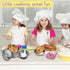 Play Pots and Pans Toys for Kids Kitchen Playset with Mini Stainless Steel Cooking Utensils for Toddlers & Girls
