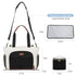 LOVEVOOK Breast Pump Bag - Diaper Bag Tote 3Pcs Set for Breastfeeding Moms with 15" Laptop Pocket, Cooler Bag &