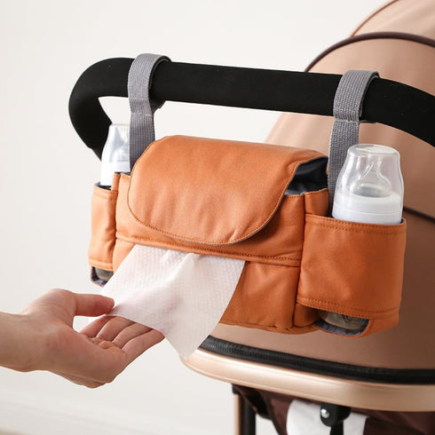 hadefa Stroller Organizer Bag Universal Stroller Hanging Bag, Waterproof Multi-Functional Storage Pouch for