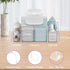 Jumyee Acrylic Diaper Caddy, Clear Detachable Diaper Storage Organizer for Baby Changing Table, Stacker Holder