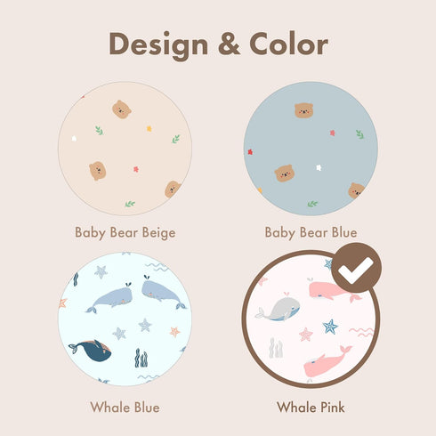 LoLaBi Coverall Baby Feeding Bib for highchair, ULTRA-THIN & Light-weight waterproof toddler bib, WM & Dryer Compatible