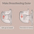 28mm(2PCS) Spare Breast Shields,Wearable Milk Collection Cups Parts Replacement-Flange