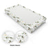 KuphiL10C Girls-16x32 Cute Mallard Ducks Flowers Floral Leaves Baby Changing Pad Cover, Unisex Mallard Duck Nursery