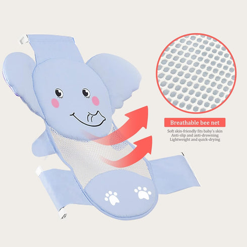 AIR&TREE Baby Bath Seat Support Net, Quick Drying, Adjustable, Comfortable, Non-Slip Infant Bathtub Sling