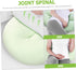 DECORNIJIA U-Shaped Pillow for Pregnant Women Ergonomic Lumbar Support Waist Waist Pad Comfortable Sleep Portable