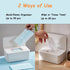 Wipes Dispenser, Wipe Holder for Baby & Adult, Seposeve Refillable Wipe Container, Keeps Wipes Fresh, Far from Dirty