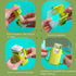 LIUHUIZEYU Children's Juice Box Holder, Telescopic Cupholder Juice Bag Holder for Toddlers No Squeeze Adjustable