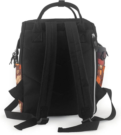 HCBPWVQA Backpack Daypacks Backpack Mommy Fall Diaper Bag with Changing Pad and Pacifier Holder, Multifunction Laptop