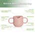 haakaa Silicone Toddler Cups, BPA Free Drop-Proof Training Cups for Baby 6 Months+, 5 Ounce in Blush