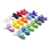 25Pcs Pacifier Clips Holders Suspender Mitten Binky Clip for DIY Teething Toys Baby Blankets Bib Holder Suit for 20mm Ribbon (Mix 20 Color)