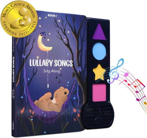 Musical Book for Toddlers with Lullaby Songs, Interactive Toy, Twinkle, Twinkle Little