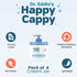 12 Oz (Pack 4) Happy Cappy Moisturizing Cream - Baby Eczema Cream, Eczema Lotion for Kids, Pediatrician-Formulated