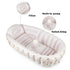 24 PandaEar Inflatable Baby Bathtub with Integrated Built-in Air Pump - No External Pump Needed, Non-Slip Portable