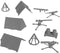 BMC Classic Plastic Army Men Playset Accessories - 10pc Military Camp - US Made