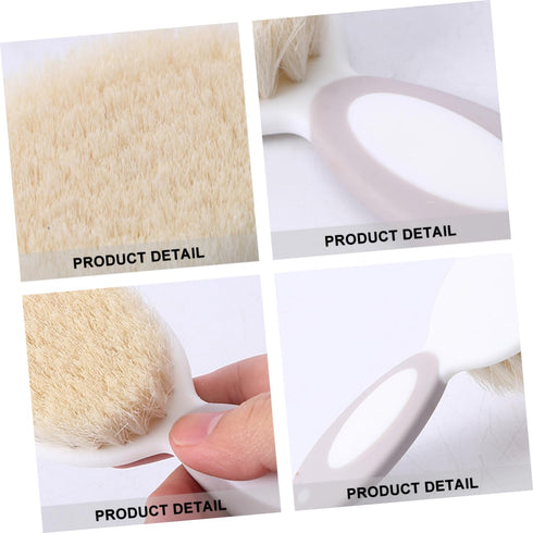 Set HEMOTON Infant Care Wool Shampoo Brush Brush and Comb Newborn Hair Care Products