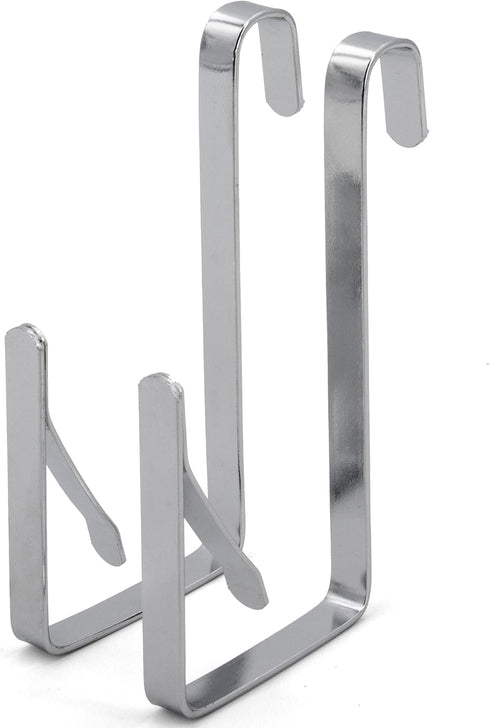 HOMELUX THEORY Over The Door Organizer Hook, 2pc Heavy Duty Metal Hook for Storage in Bedroom, Living Room, Bathroom