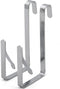 HOMELUX THEORY Over The Door Organizer Hook, 2pc Heavy Duty Metal Hook for Storage in Bedroom, Living Room, Bathroom