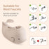 CAROFAFA Faucet Cover Bathtub Baby Spout Cover Soft,Bath Faucet Cover for Baby's and Kid's Safety (Whale Grayish Beige)