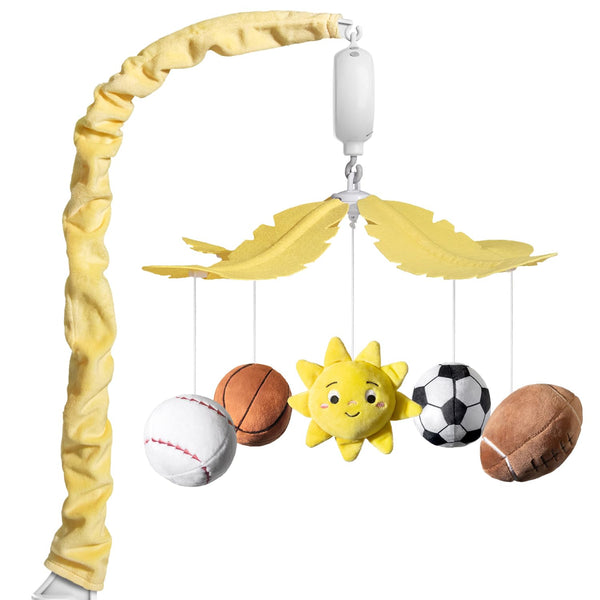 FEISIKE Baby Crib Mobile with 35 Lullabies, 3 Modes Rotation & Music,
