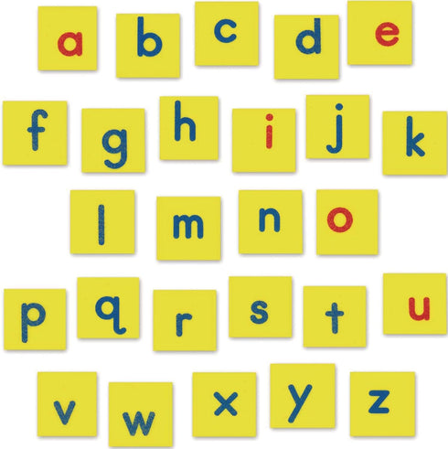 Really Good Stuff EZread Magnetic Foam Lowercase Letter Tiles, 52 Tiles, 1 3/8" Squares, Educational