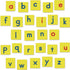 Really Good Stuff EZread Magnetic Foam Lowercase Letter Tiles, 52 Tiles, 1 3/8" Squares, Educational