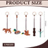 Simgoing 5-Piece Set Baby Gym Hanging Toy - Wooden Felt Sensory Play for Nursery