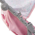 18" 3+ JC Toys - Berenguer Boutique | Fashionable Stroller with Canopy and Storage | Simple Folding |Pink Floral