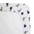 American Baby Company 100% Natural Cotton Fitted Pack and Play Sheet, 39" x 27", Navy Whale for Boys & Girls