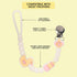 Pink Pacifier Clip for Rebom Baby Dolls - Essential Accessory