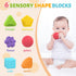 1 6 12 MINGKIDS Montessori Toys for Year Old, Pc Multi Sensory Shape, Toddler Developmental Learning Birthday Gifts
