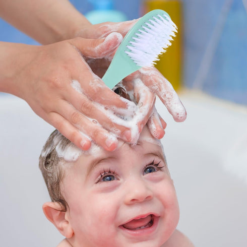 SetSoft Gift4 Baby Hair Brush Bristles Baby Brush and Comb Kit for Newborns Toddlers Boys Girls - Gentle Grooming