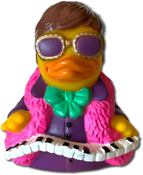 Quackodile Flock - Floating Rubber Ducks, Collectible Bath Toy Gift for Kids & Adults