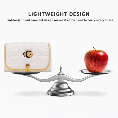 SONARIN Cute Portable Baby Changing Mat,Waterproof Folding Diaper Changing Pad Lightweight Travel Nappy Changing Mat