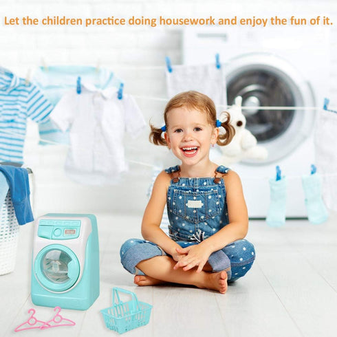 Coherny Miniature Dollhouse Kitchen Washing Machine Toy for Kids