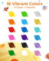 18 1-3, 4-8 JUPITEARTH Colors Twist Crayons for Toddlers Non-Toxic Washable Crayons for Ages with Storage Bucket