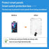 Smart Home Switch Cover, Baby Proof Light Outlet Covers, Child Safety Switch Plate Guard, Fits All Outlet