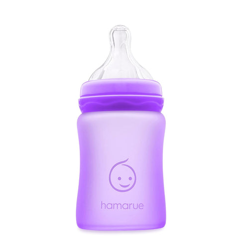 3-in-1 Glass Sippy Cups for Toddlers - Silicone Coated Baby Bottles, Non-Toxic Transition Cup with Removable Handles