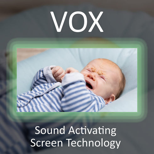 Axvue 4.3" 2 1000ft, 12 2-Way Video Baby Monitor, Comfortable Slim Design Handheld Enclosure, Screen Monitor & Camera
