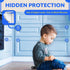 Eco-Baby (6 Pack 2 Magnetic Cabinet Locks for Babies Locks with Keys), Eco Baby Baby Proofing Cabinet Locks, Child