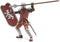 Papo Hand-Painted Medieval Fantasy Knight Figurine with Javelin -39756 - Collectible for Boys and Girls 3+