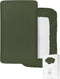 Olive Green Baby Crib Sheets, Soft Muslin Baby Crib Sheets for Standard