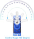Sg90 9g (5) Micro Servo Motor, Miuzei Mini Small Servos Motor Kit Metal Gear for Arduino RC Car Airplane Robot