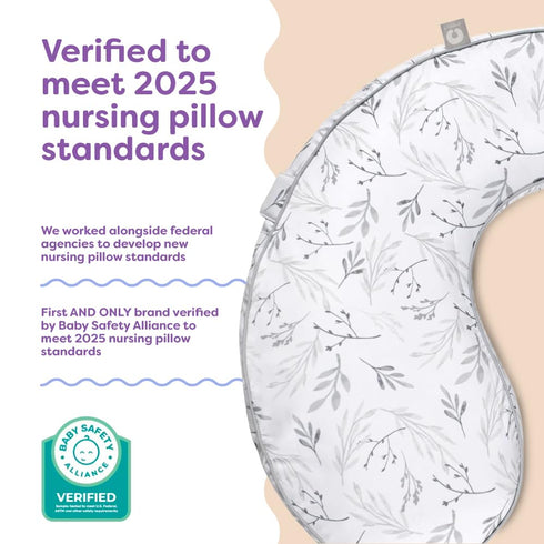 Boppy Uplift Nursing Pillow - Wedge Bottle & Breastfeeding Pillow to Reduce Spit-Up and Reflux Symptoms