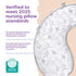 Boppy Uplift Nursing Pillow - Wedge Bottle & Breastfeeding Pillow to Reduce Spit-Up and Reflux Symptoms