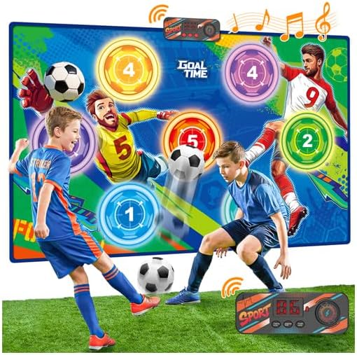 Electronic Soccer Game Toy Set for Kids, Soccer Trainer, Soccer Ball Game