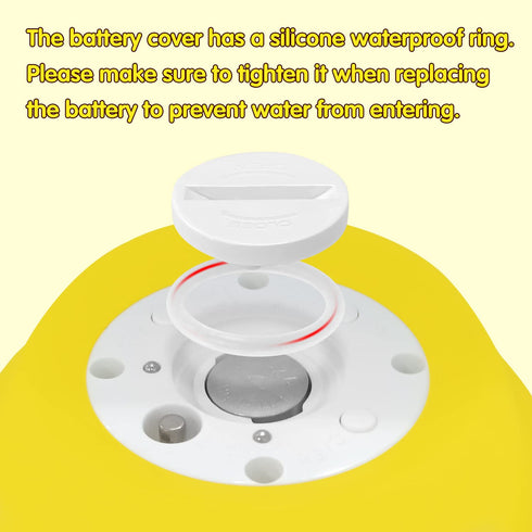 Baby Bath Tub Water Thermometer, Digital Water Temperature Thermometer & Room Thermometer, Duck Floating Toy